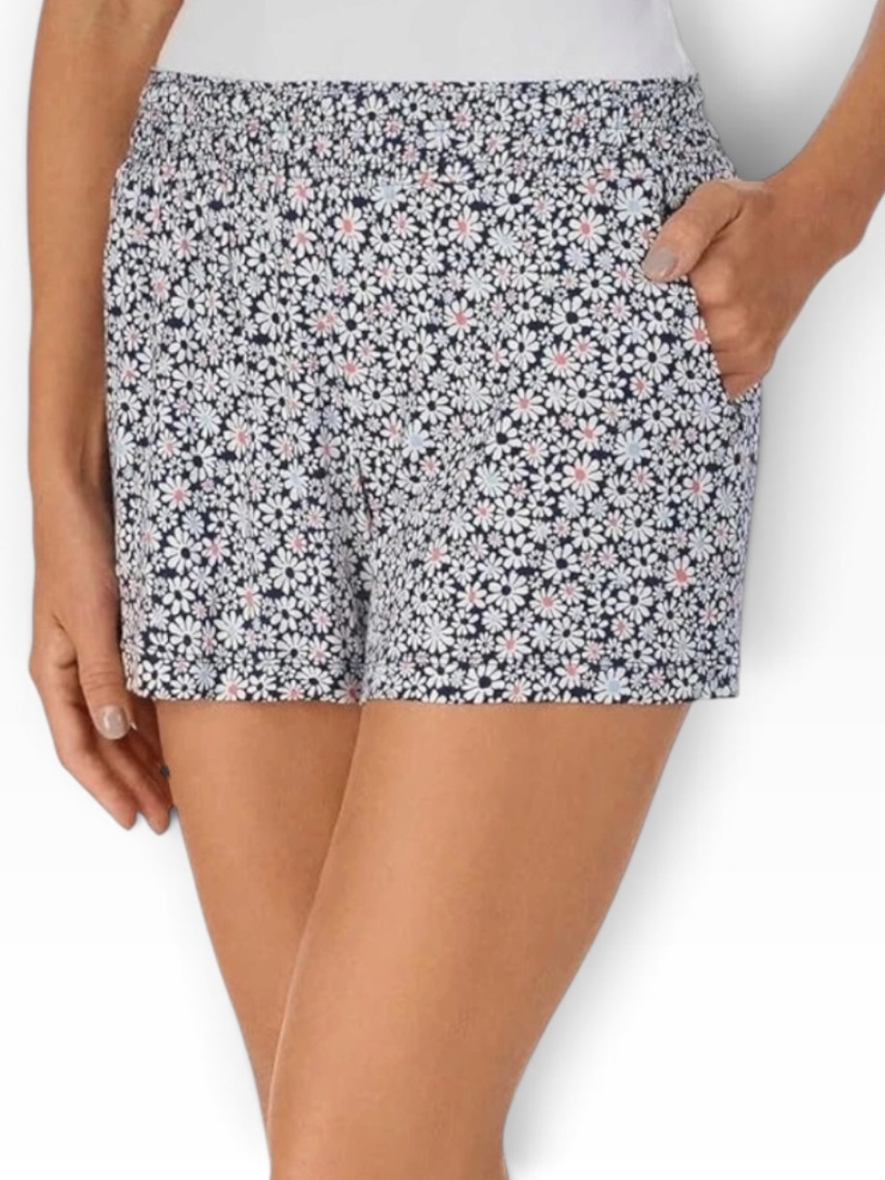 Jane & Bleecker Sleep Shorts NWOT | Medium • Blue  Floral • Soft Lounge Comfort